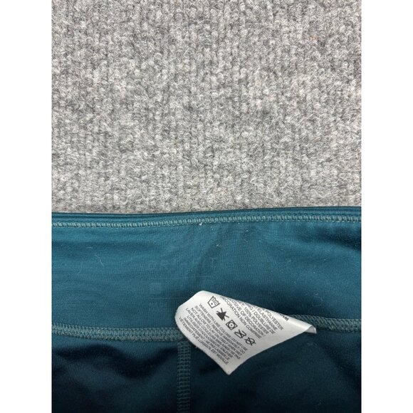 Nike Dri-Fit Trophy Training Leggings Girls' Large Green Logo Colorblock Stripe - Picture 2 of 9